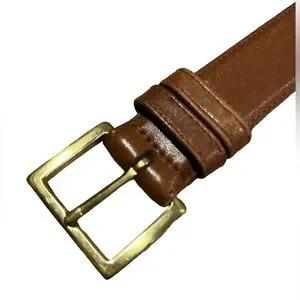 Coach | Accessories | Coach Vtg Brasstanned Cowhide Belt 38 